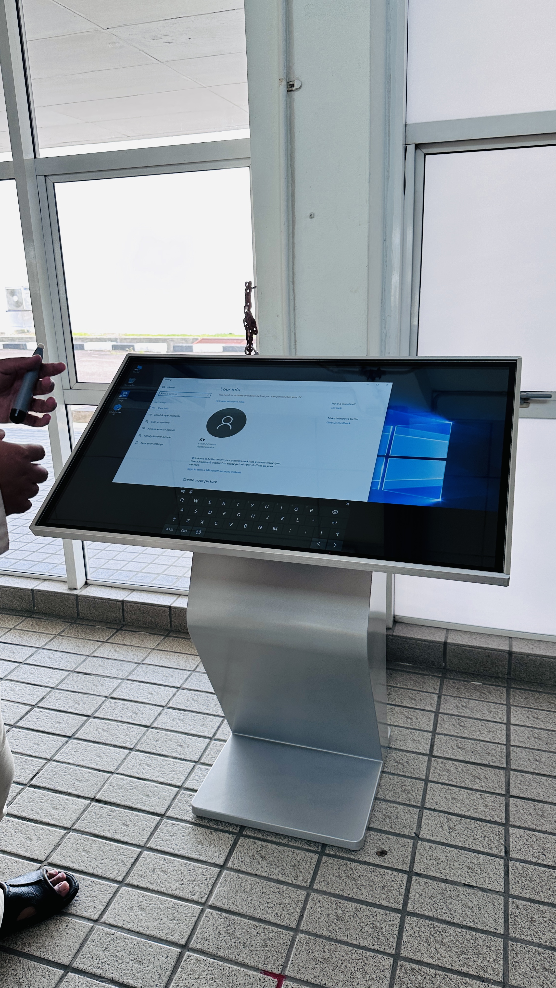 Asian NDK Crystal Shah Alam interactive horizontal kiosk