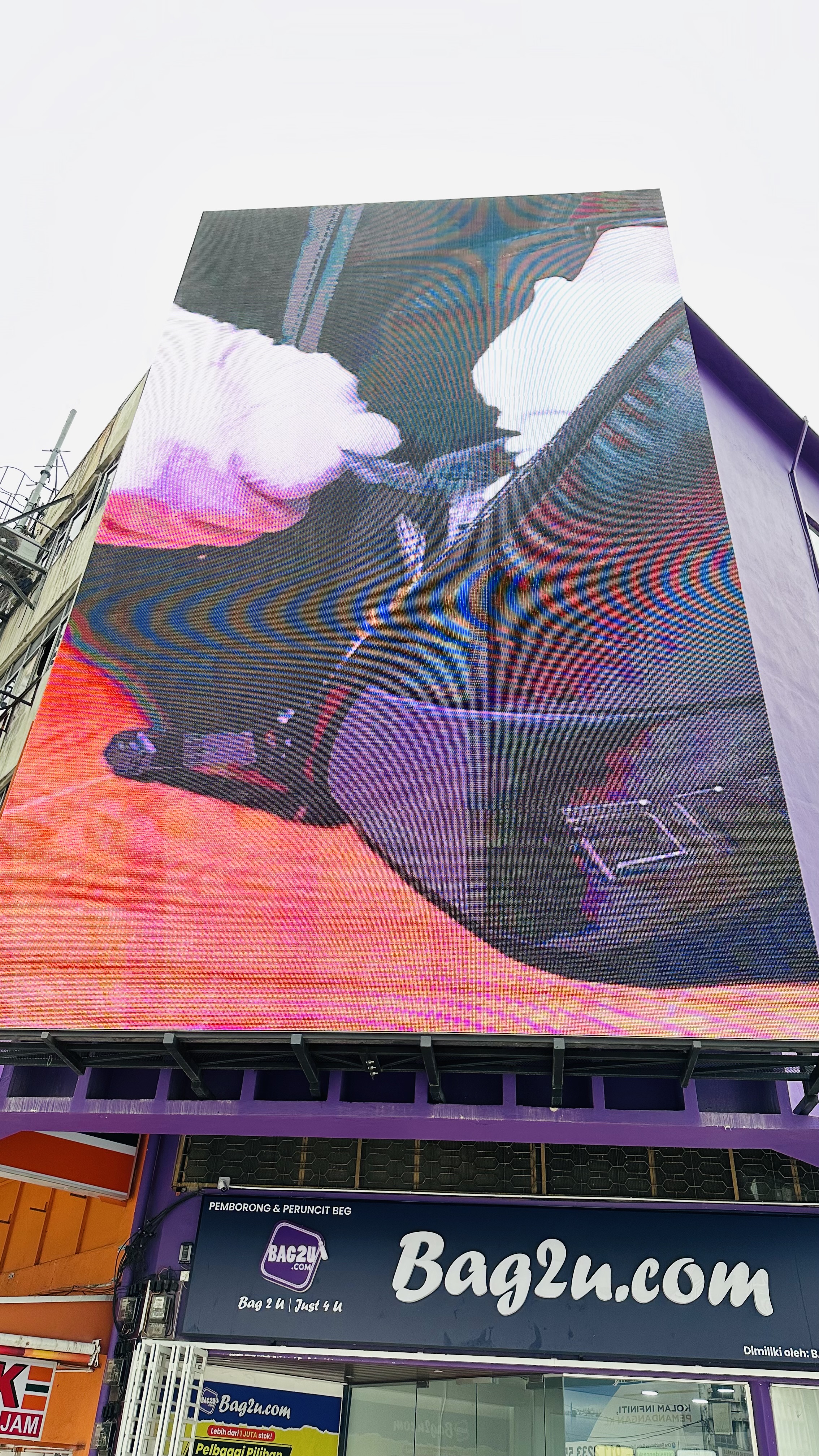 Bag2u outdoor LED screen