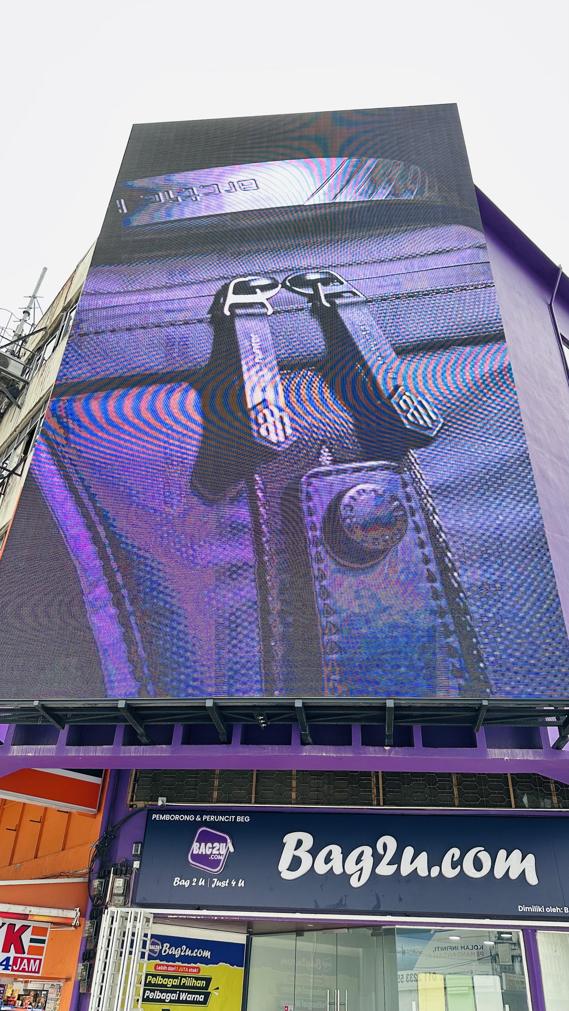 Bag2u outdoor LED screen