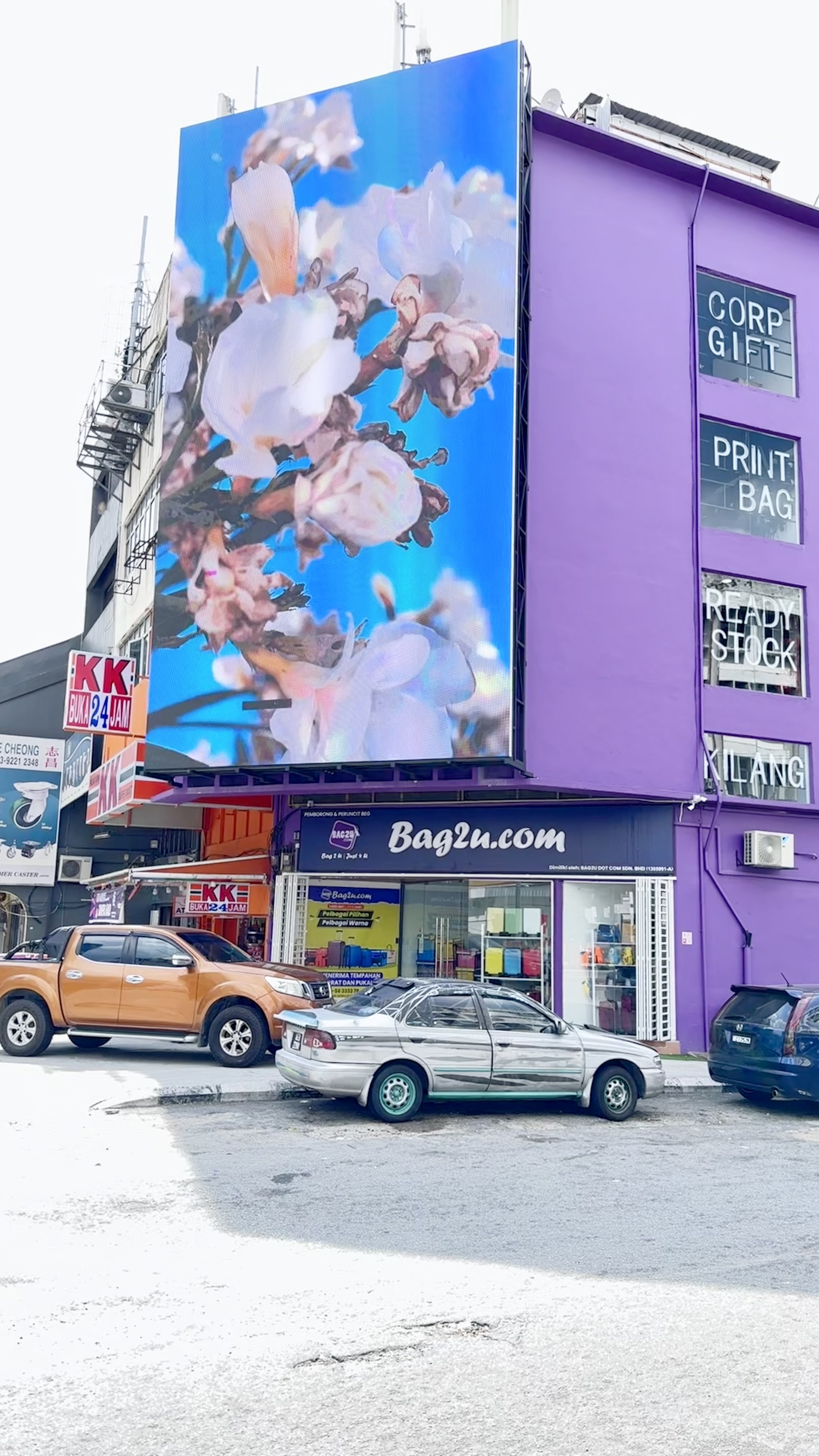 Bag2u outdoor LED screen