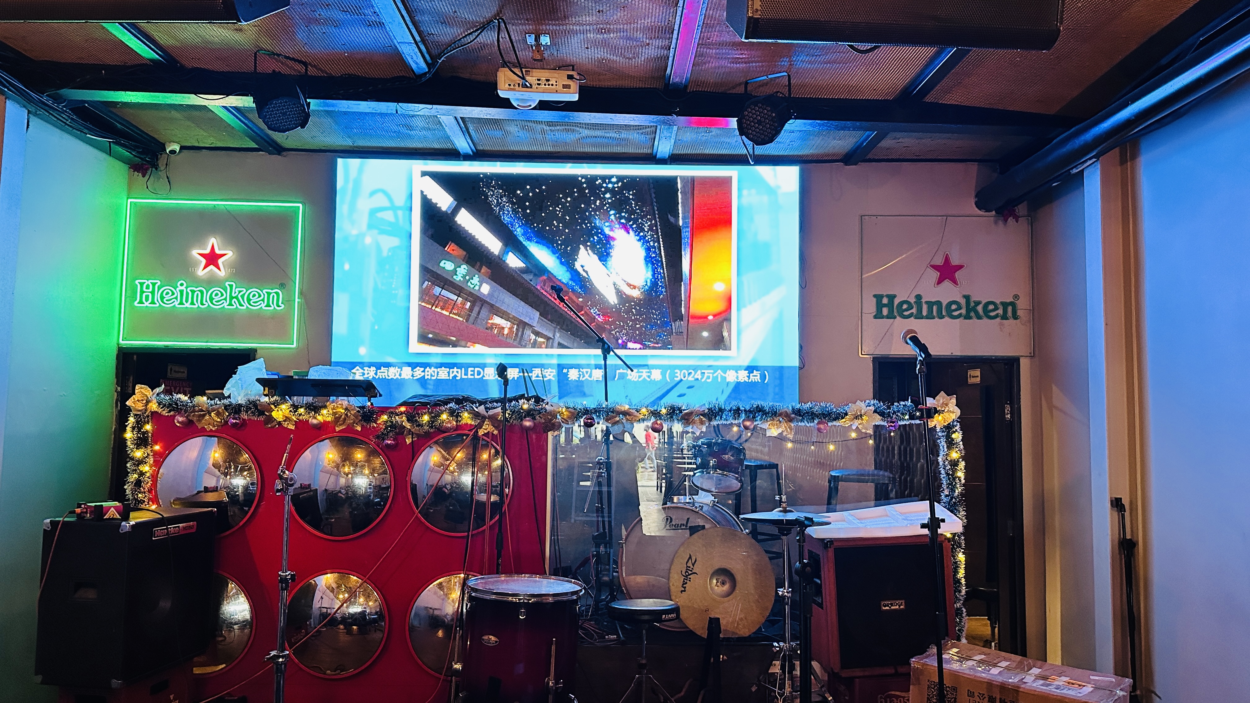 Fire & Ice Club Bukit Bintang indoor LED screen