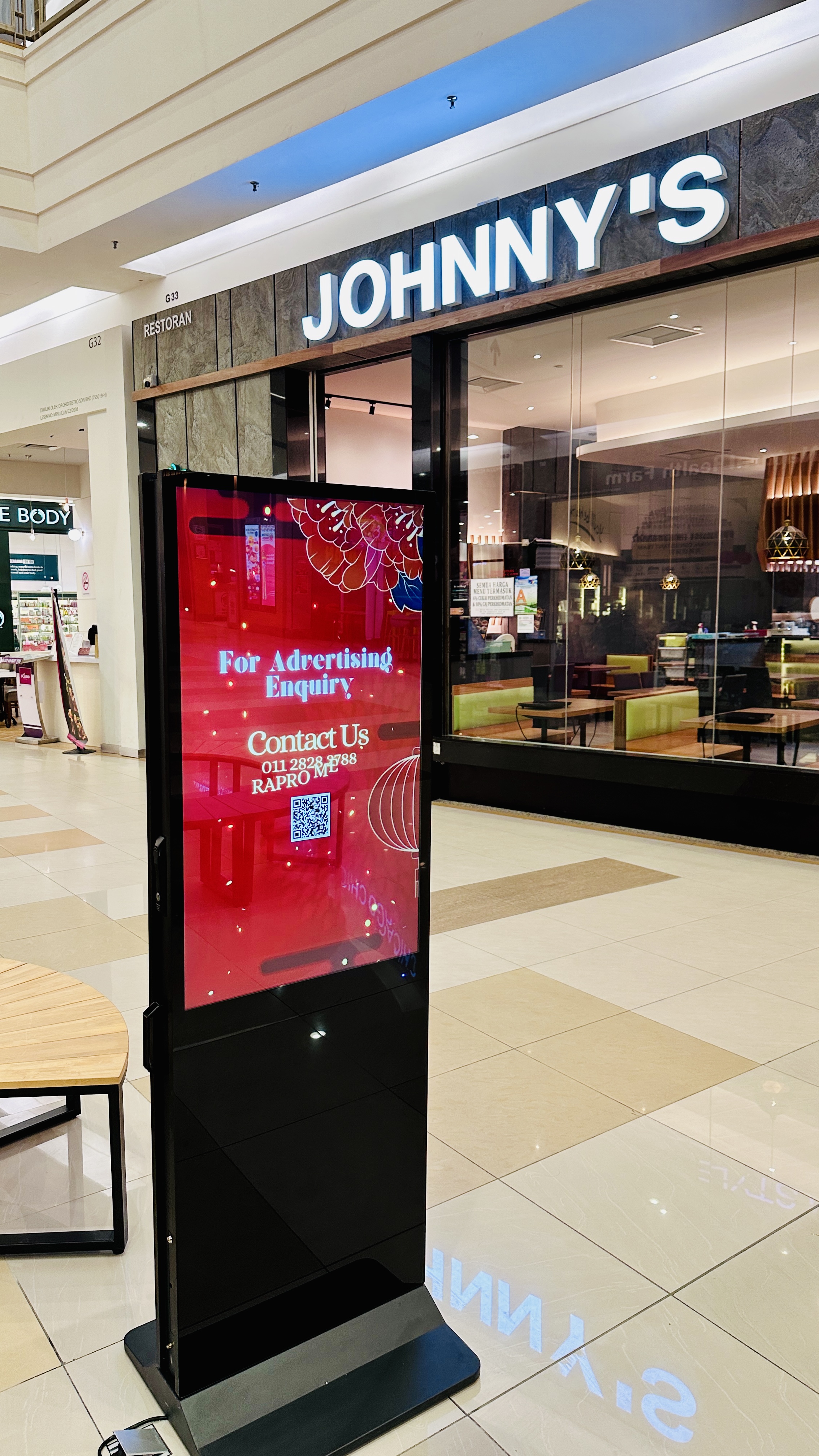 Aeon Cheras Selatan double sided digital standee display