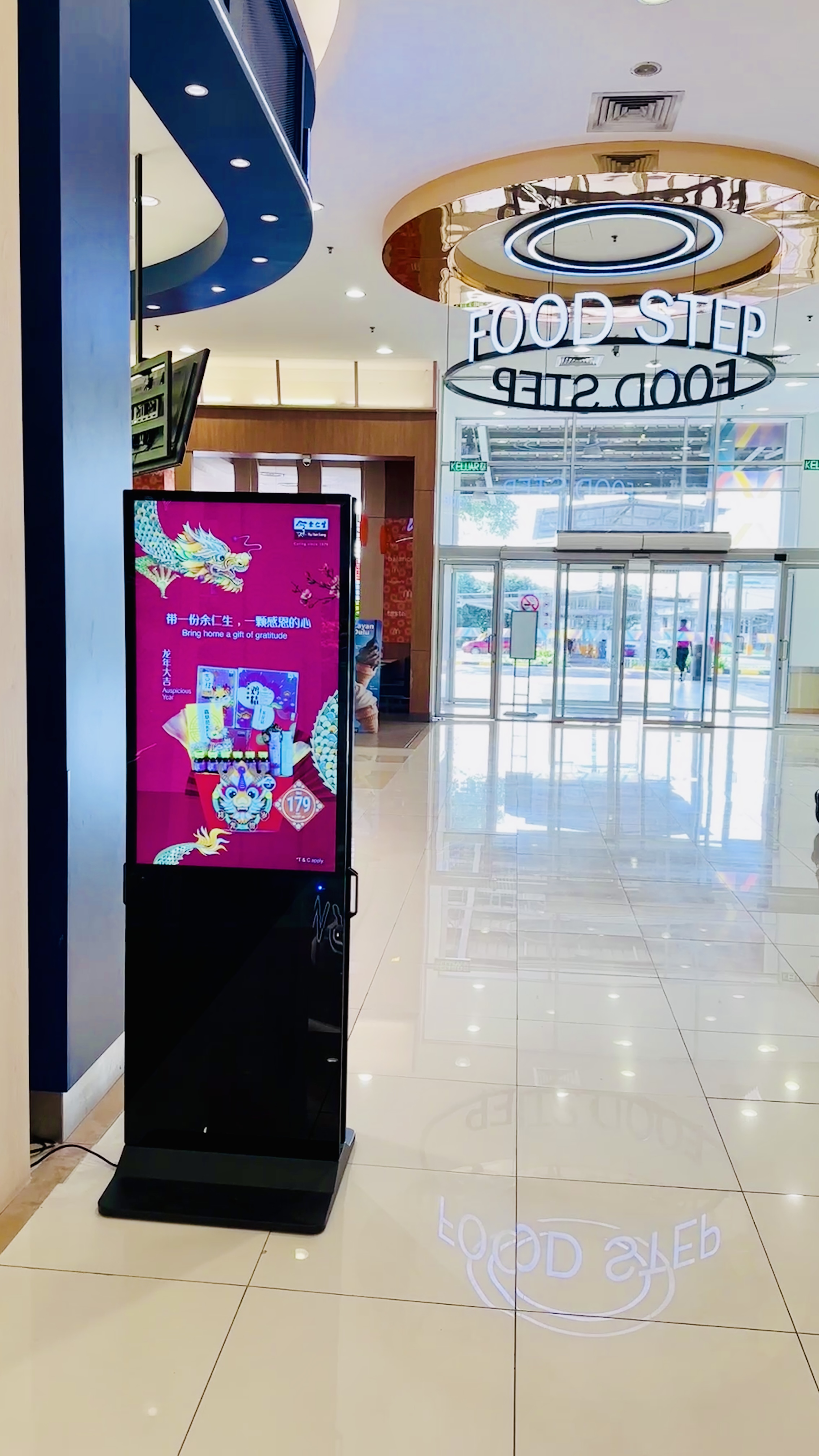 Aeon Cheras Selatan double sided digital standee display