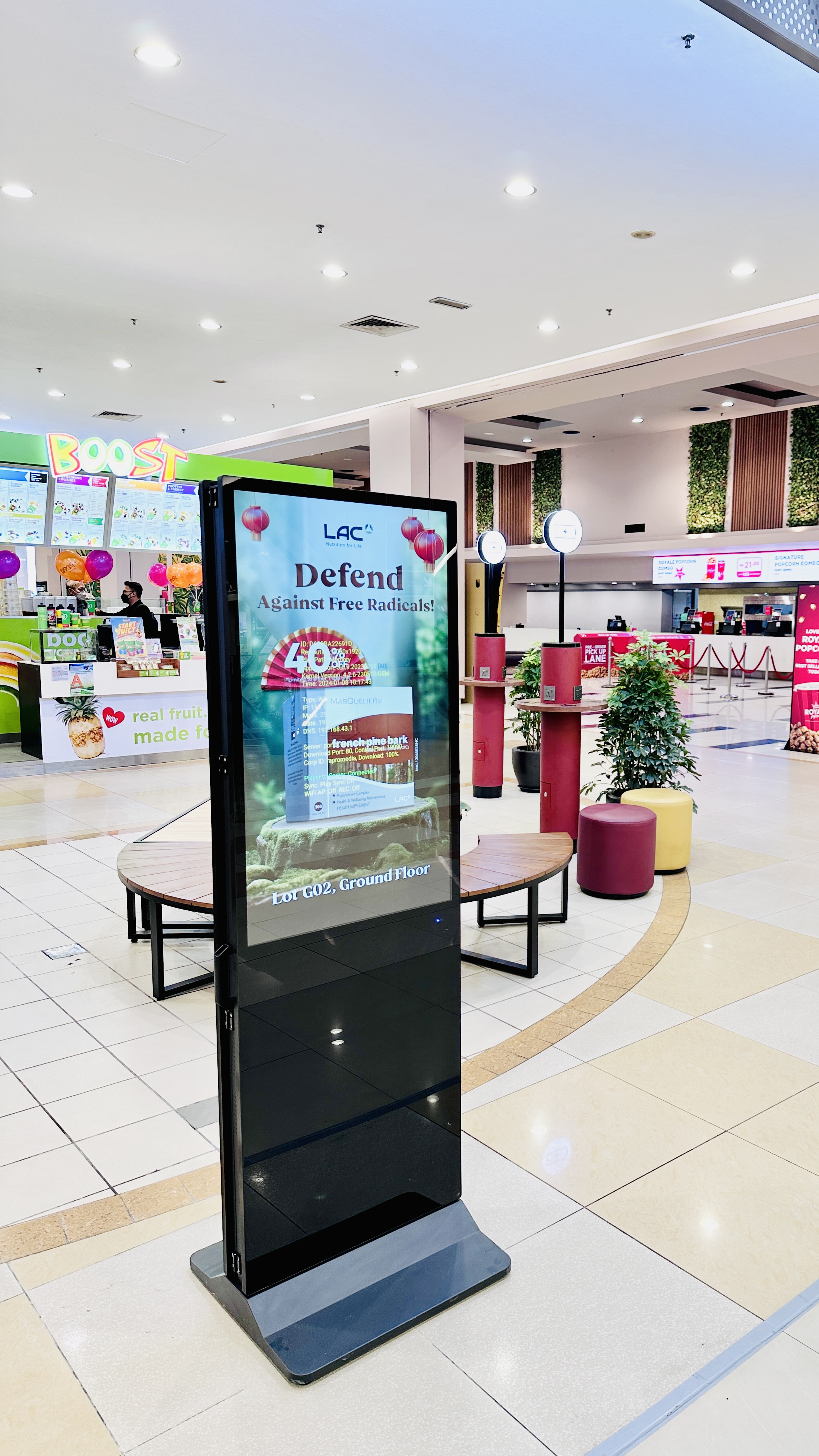 Aeon Cheras Selatan double sided digital standee display
