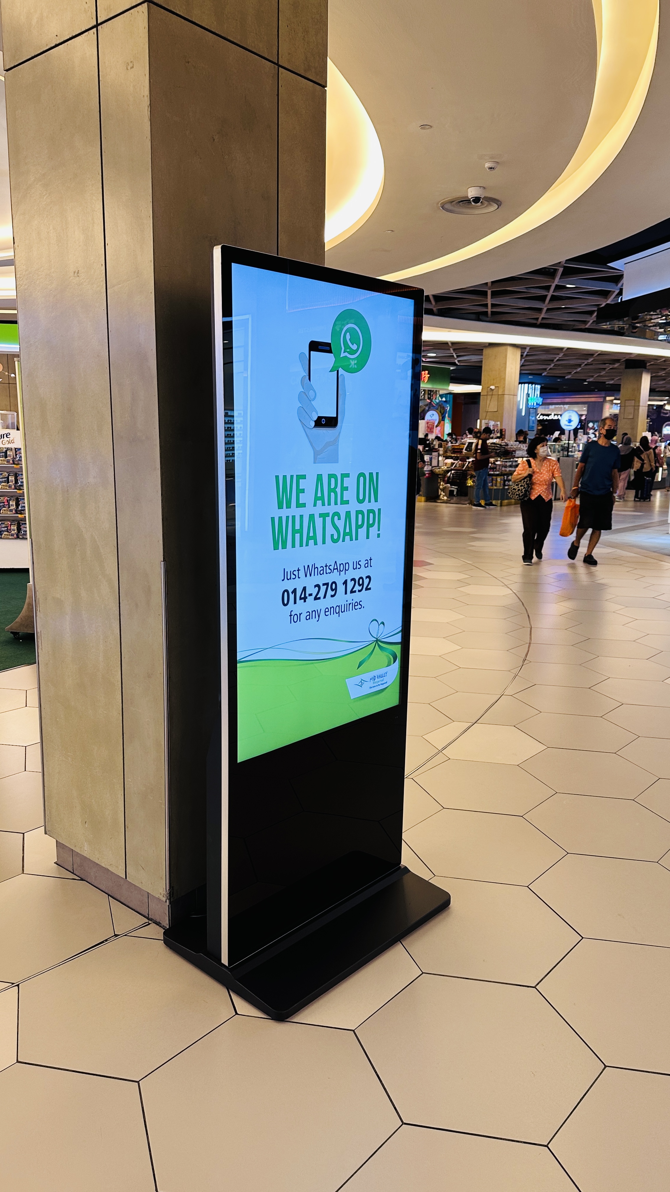 Mid Valley Megamall digital standee display