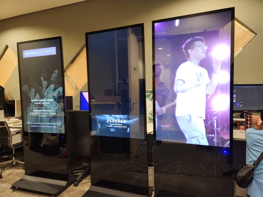 Glad Tidings Assembly of God PJ digital standee display