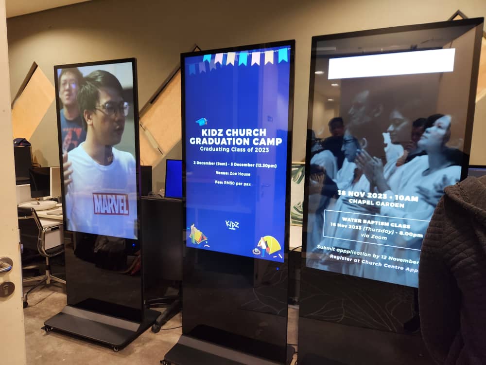 Glad Tidings Assembly of God PJ digital standee display